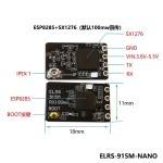 BAYCK ELRS 915MHz / 2.4GHz NANO expressrs ricevitore con Antenna di tipo T supporto Wifi aggiornamento per RC FPV traverso droni parti